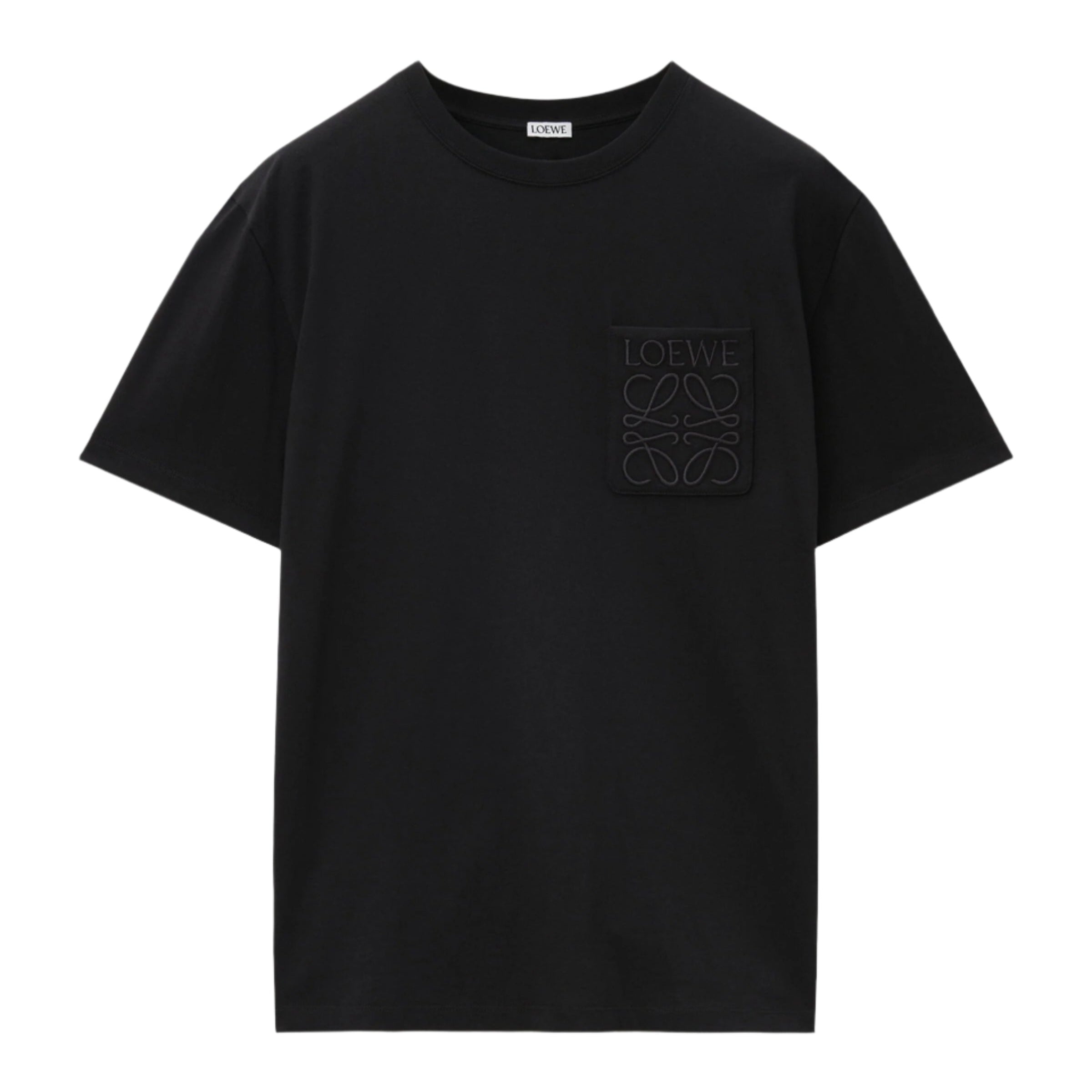 Loewe Anagram Black T-Shirt with Pocket、mysite、Cacoeks