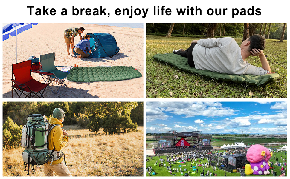 Applicable scenarios for sleeping pad