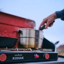 camp chef kodiak camp stove close up
