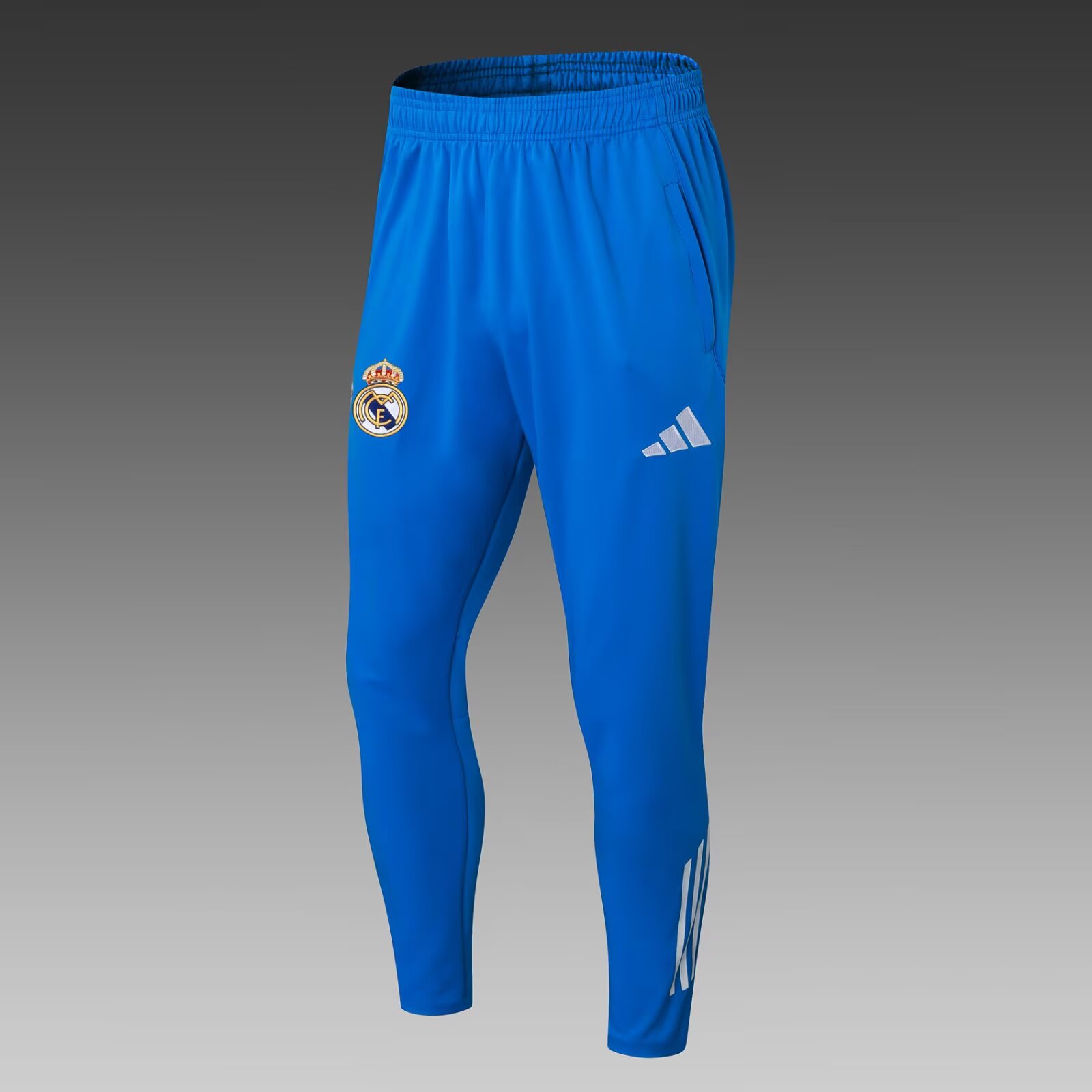 2025/2026 Real Madrid Half-Pull Training Suit White Blue Pants Football Shirt 1:1 Thai Quality Set:football jersey mysite: unitedjerseyfootball 邓江浪:football