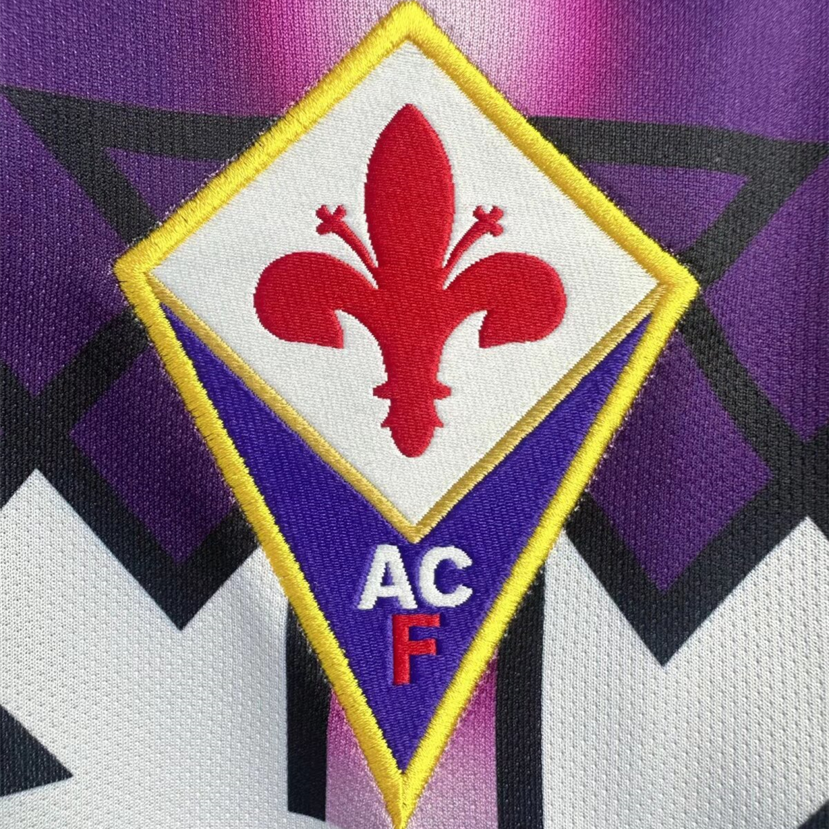 GlobeJersey-Retro Fiorentina 1992-93 Away Long Sleeve Jersey