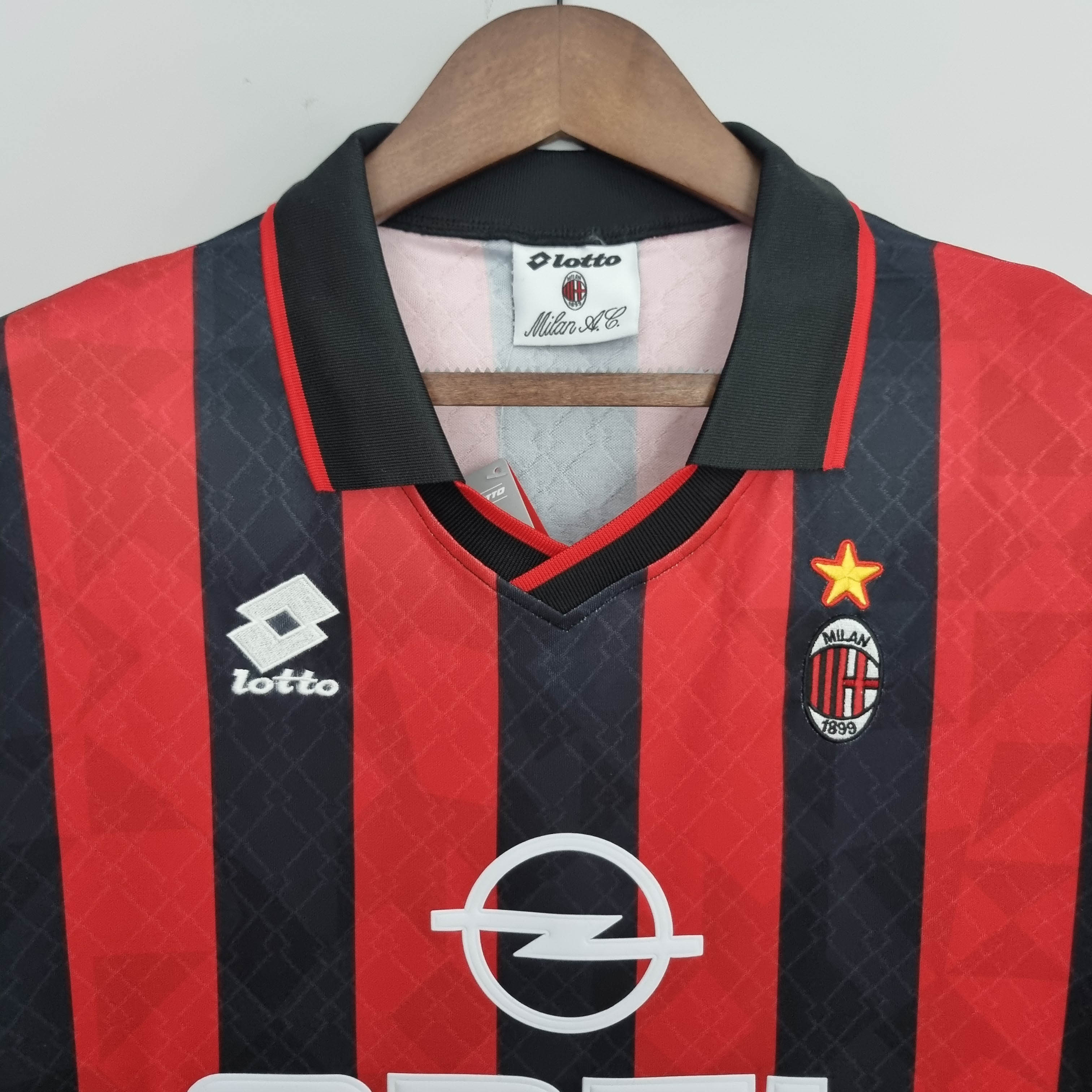 1995/1996 Retro AC Milan Home Football Shirt 1:1 Thai Quality:football jersey mysite: unitedjerseyfootball 邓江浪:football