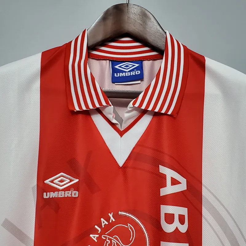 95-96 Ajax Home soccer jersey-Retro version: Ajax 24-25 Home Stadium Jersey - Fans Version mysite: Adidas luxuryfootballshirts.com: https://www.luxuryfootballshirts.com/