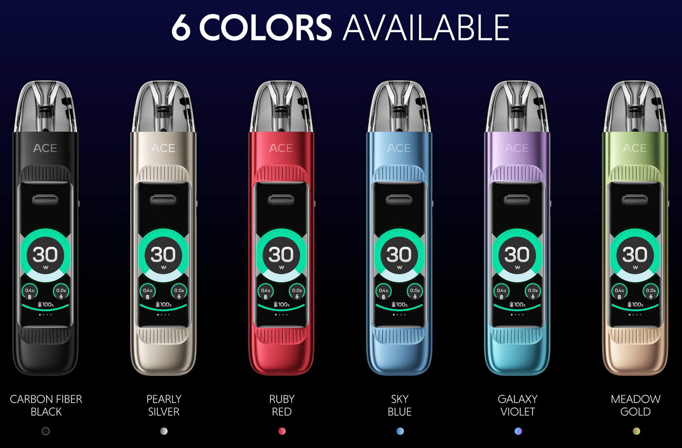 Vozol Ace Max Vape Kit | 6 Colours