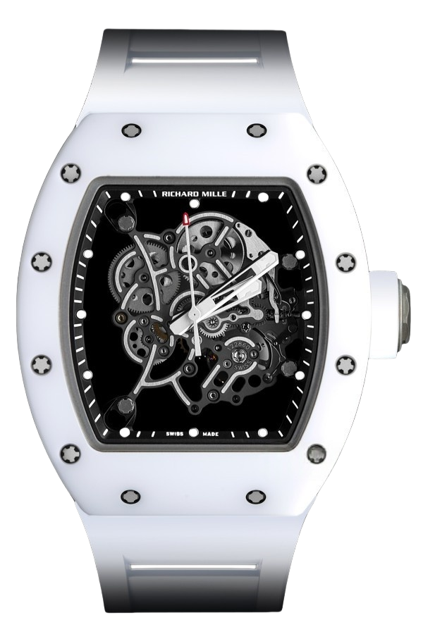 Richard Mille RM 055 Super Clone Watch – Skeleton Dial Fake Sports Replica