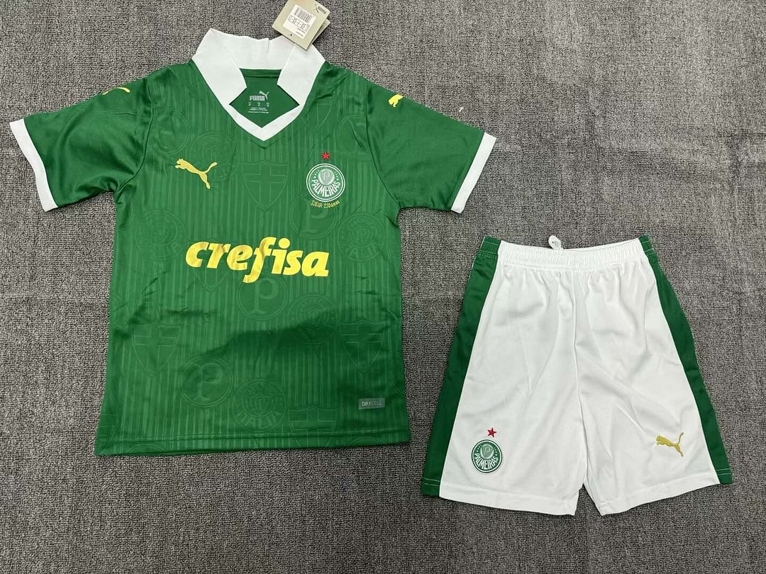 24/25 Palmeiras Home Jersey Kids Size Suit-mysite Custom Football Kit- Nextkits