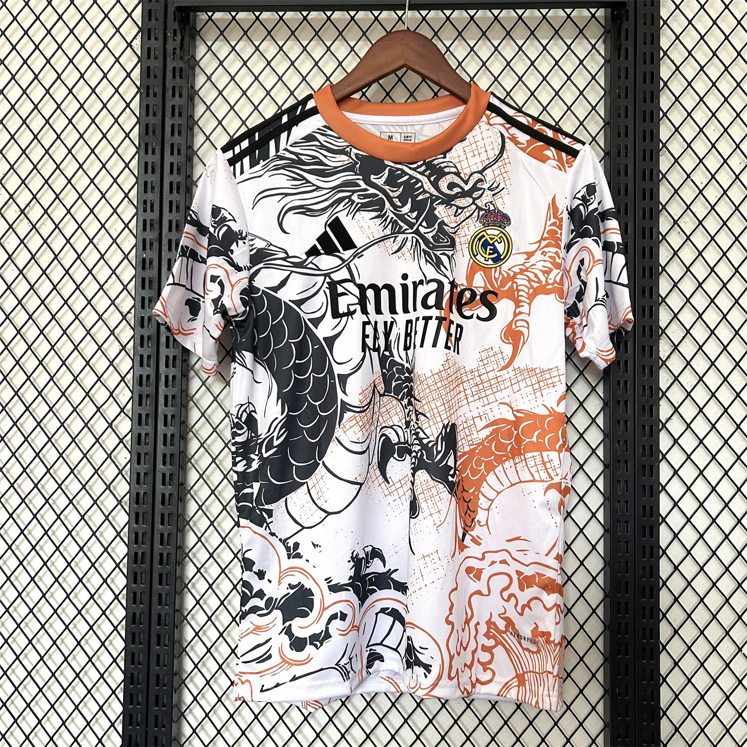 UltraTrikot-Real Madrid 25-26 Black Dragon Orange Dragon White Special Edition Jersey - Fans Version