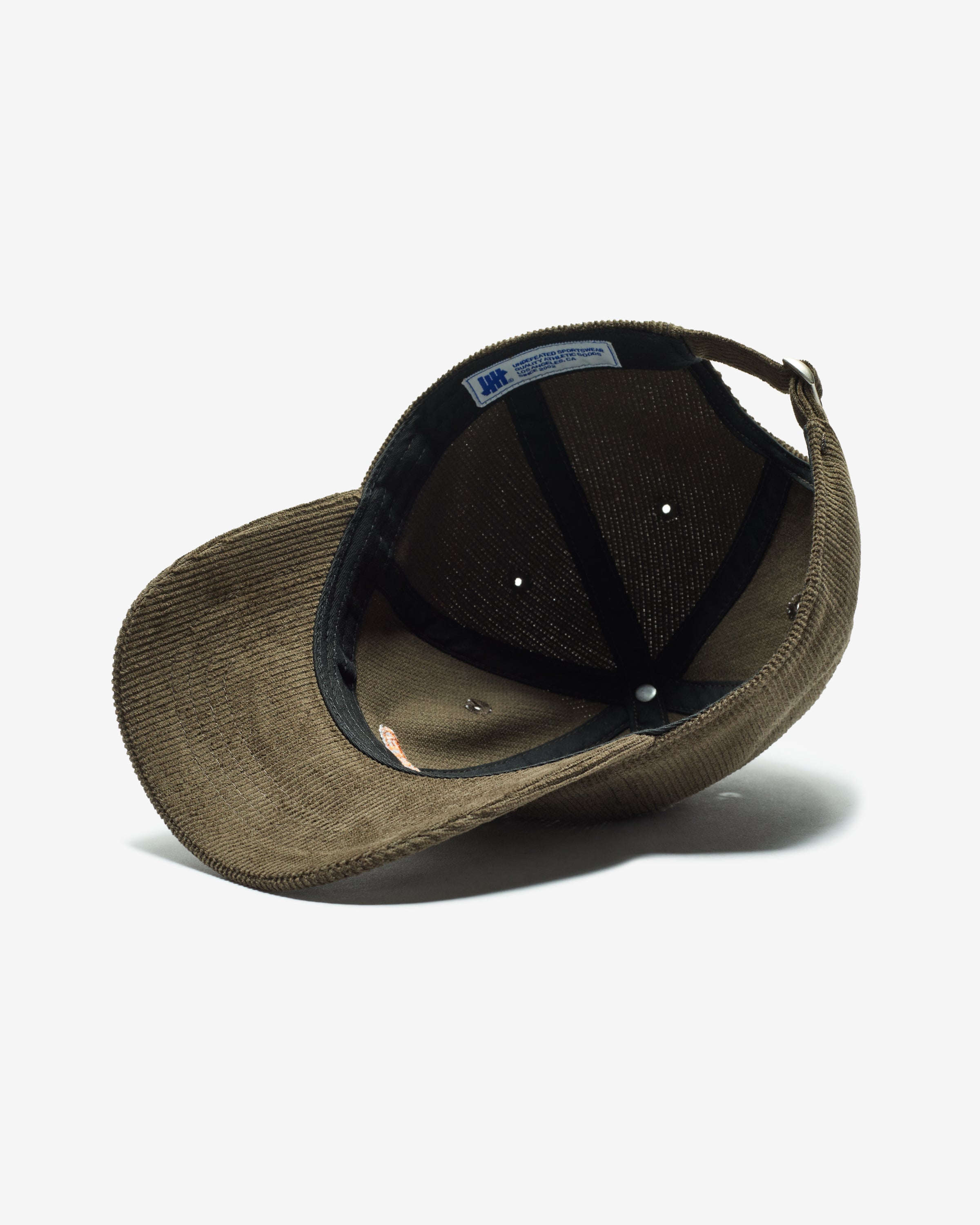 UNDEFEATED CORDUROY STRAPBACK