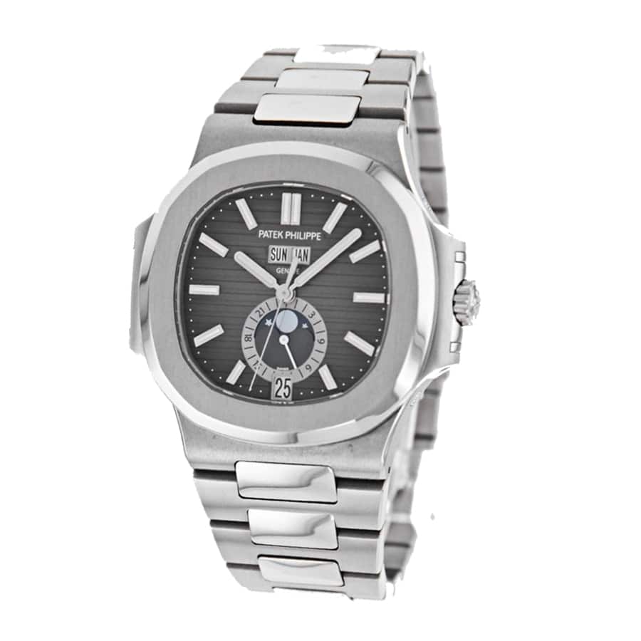 Patek Philippe Nautilus Black Dial Replica-fasswatch