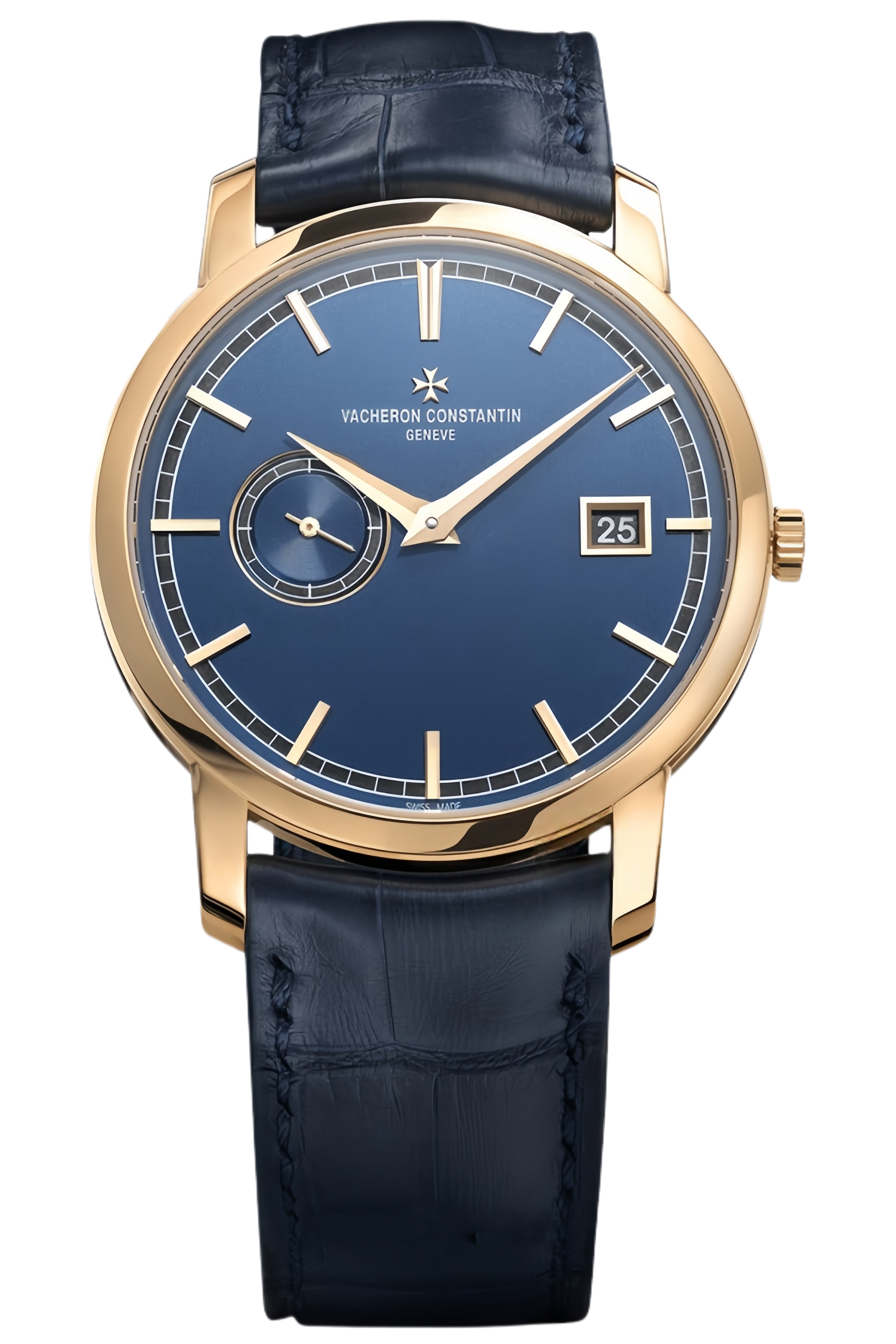 Vacheron Constantin Traditionnelle Ref. 87172/000R-B512 Super Clone Watch – Rose Gold Case Silver Guilloché Dial Swiss Replica