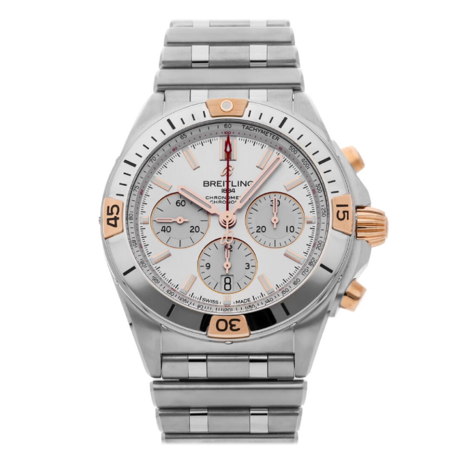 Breitling White Dial Silver Replica3 1