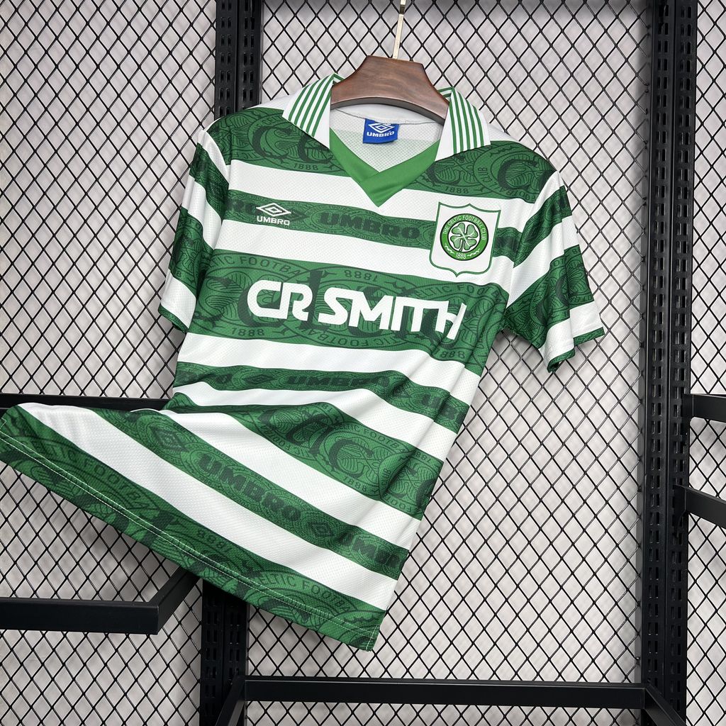 ManixJersey.com | Retro Celtic 1995-97 Home Stadium Jersey -Customize Name, Number and Patch | Worldwide Shipping