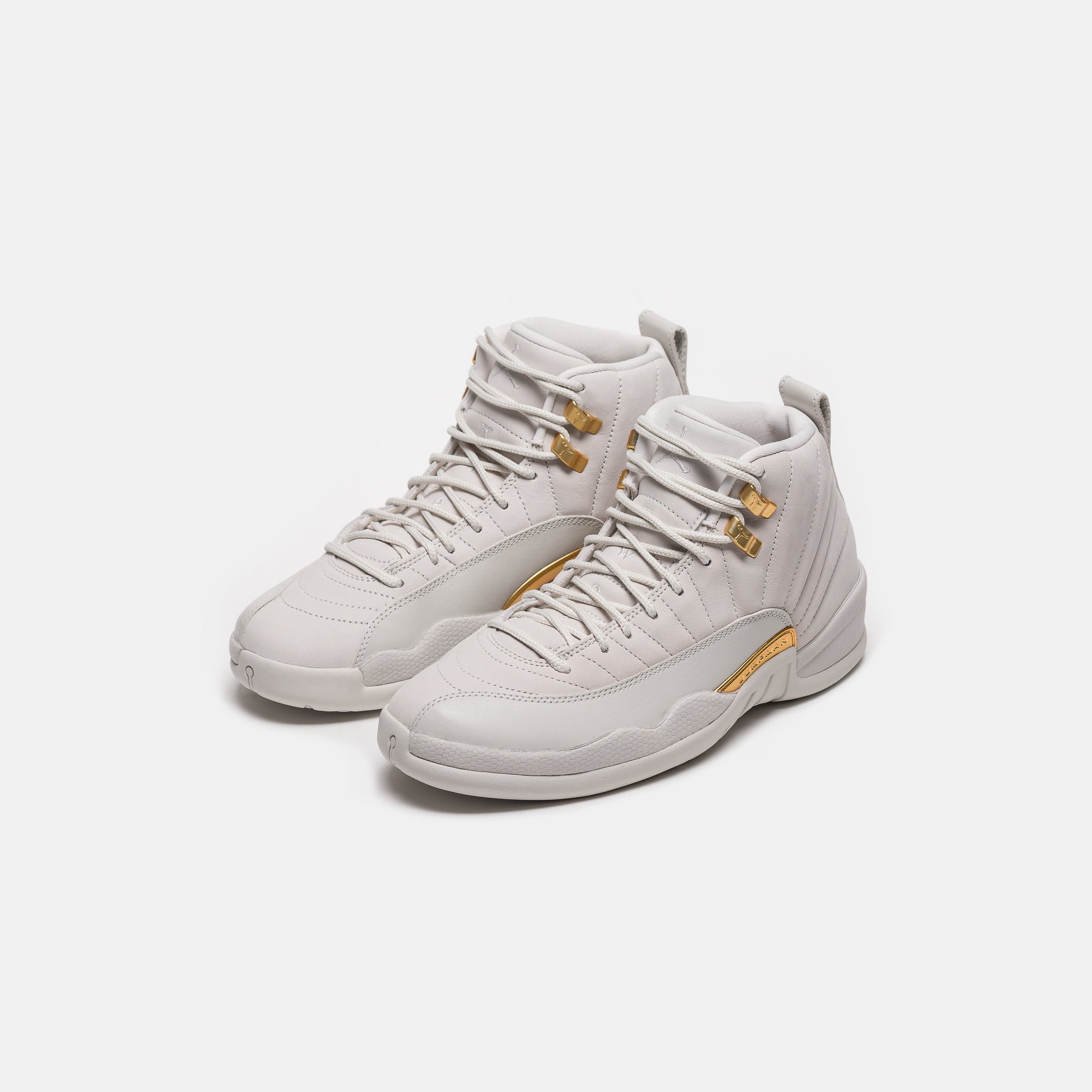 Air Jordan 12 Retro Sneaker in Phantom/Metallic Gold/White
