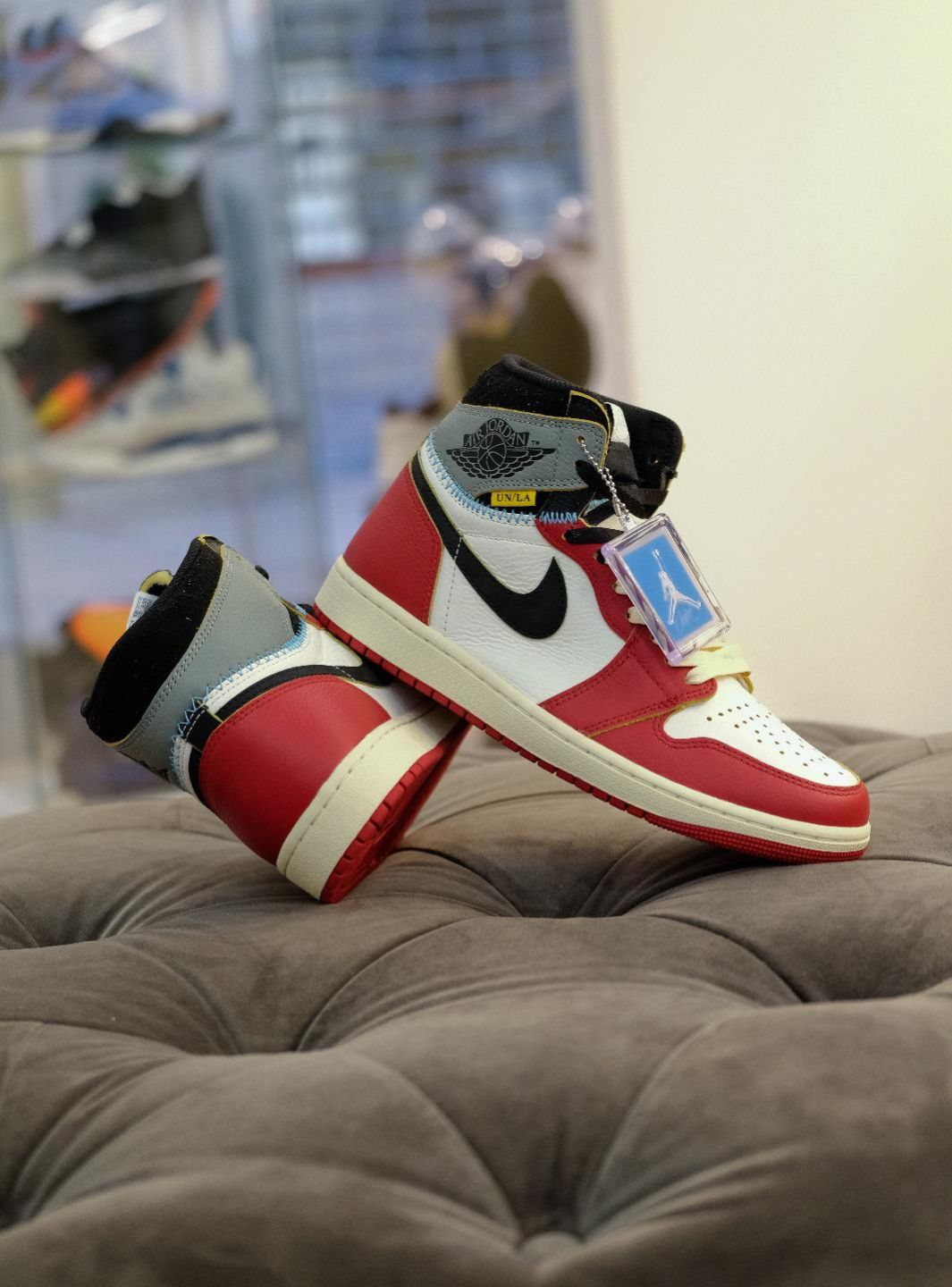 Air Jordan 1 Retro High OG SP Union LA Chicago Shadow、JORDAN、Cacoeks