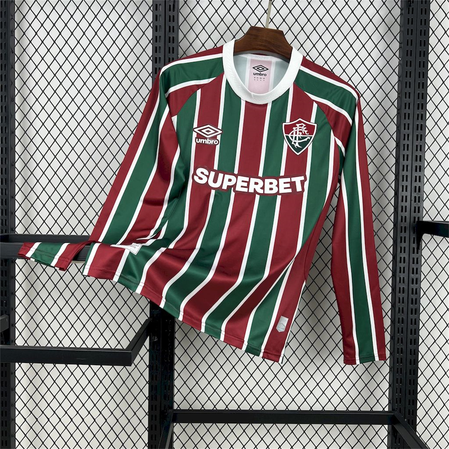 UltraTrikot-Fluminense 25-26 Home Long Sleeves Jersey - Fans Version