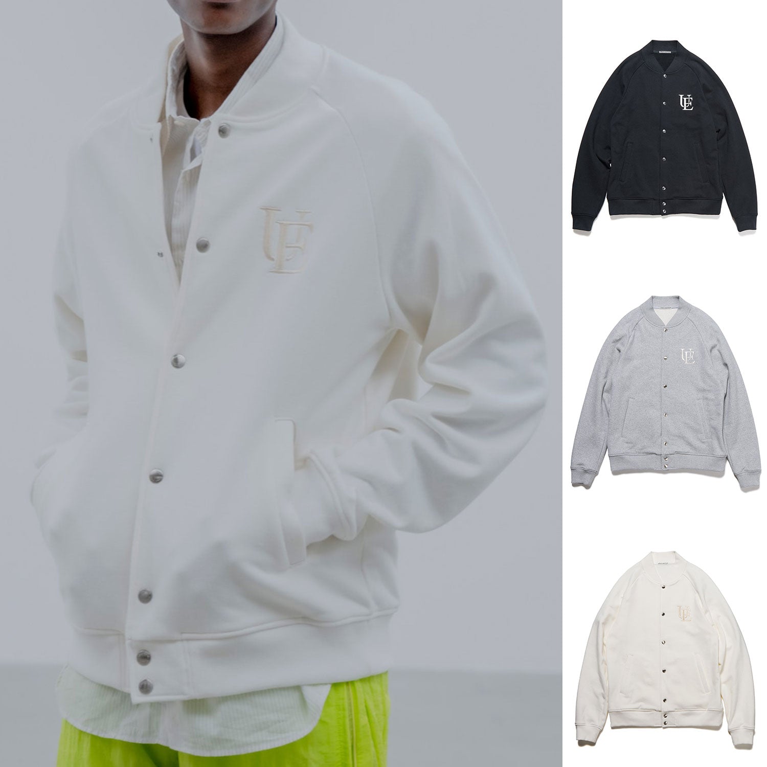 uniform experiment 25S/S SWEAT VARSITY JACKET  UE-250032 