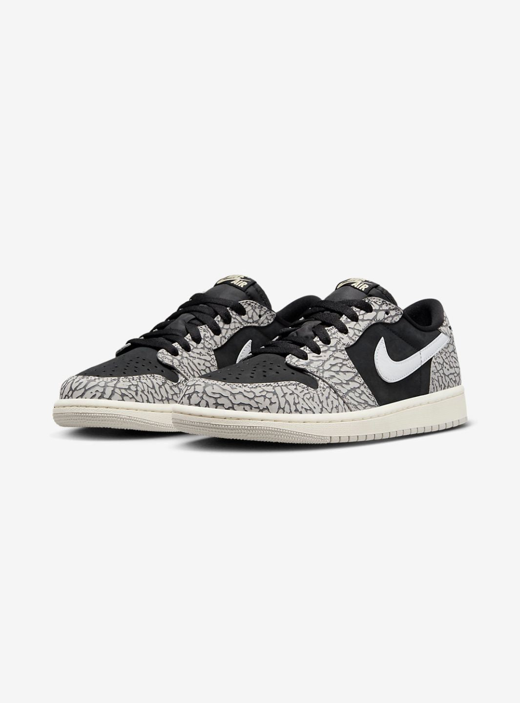 Air Jordan 1 Retro Low OG Black Cement、JORDAN、Cacoeks