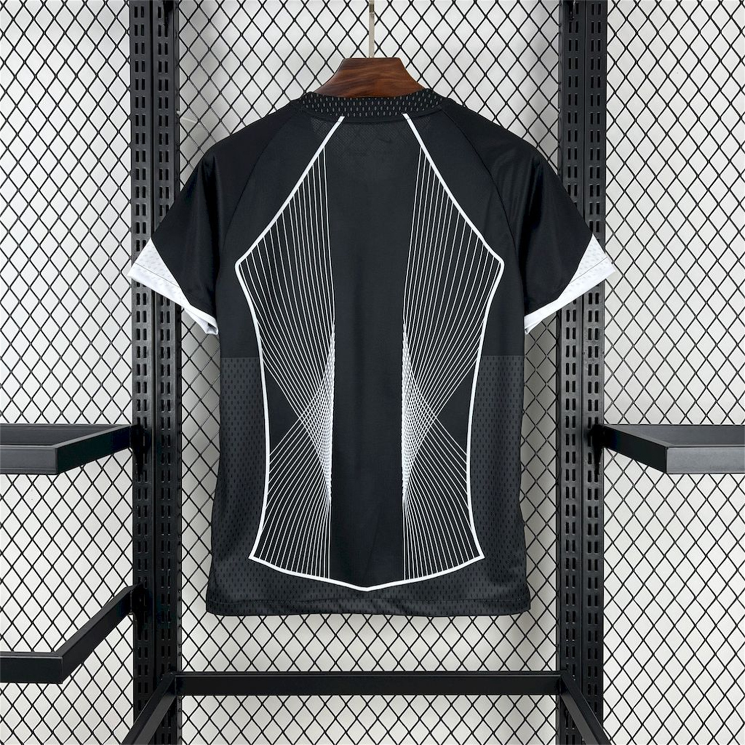 UltraTrikot-Barcelona 25-26 T90 White Lines Black Jersey - Fans Version