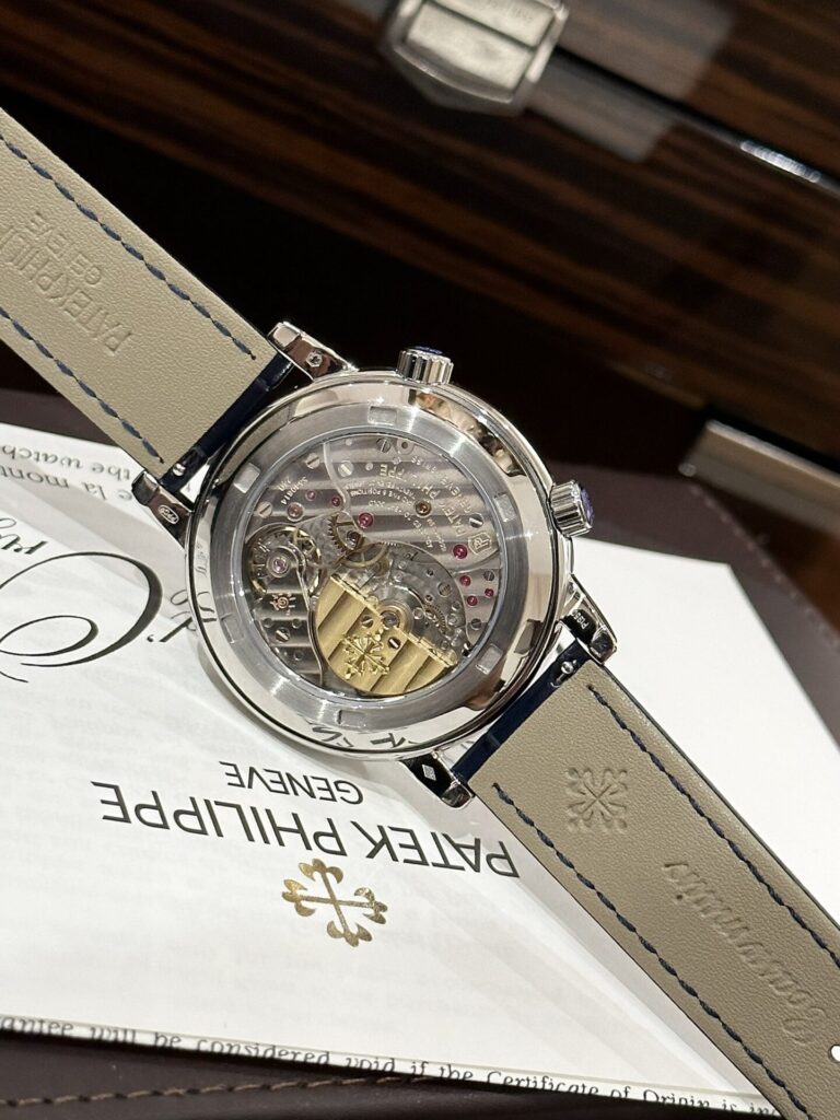 Đồng Hồ Patek Philippe Complications 6102 Replica 11 Màu Xanh Dương 44mm (1)