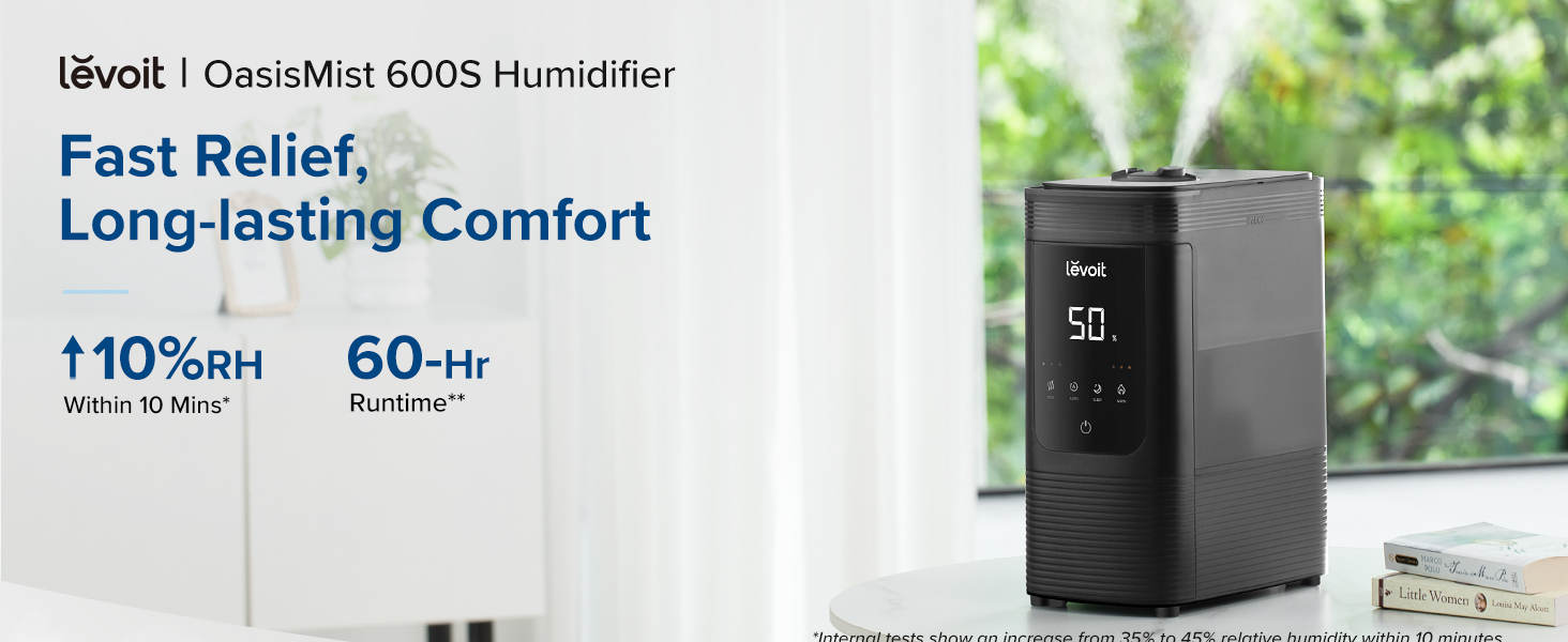 warm and cool mist humidifier for large room