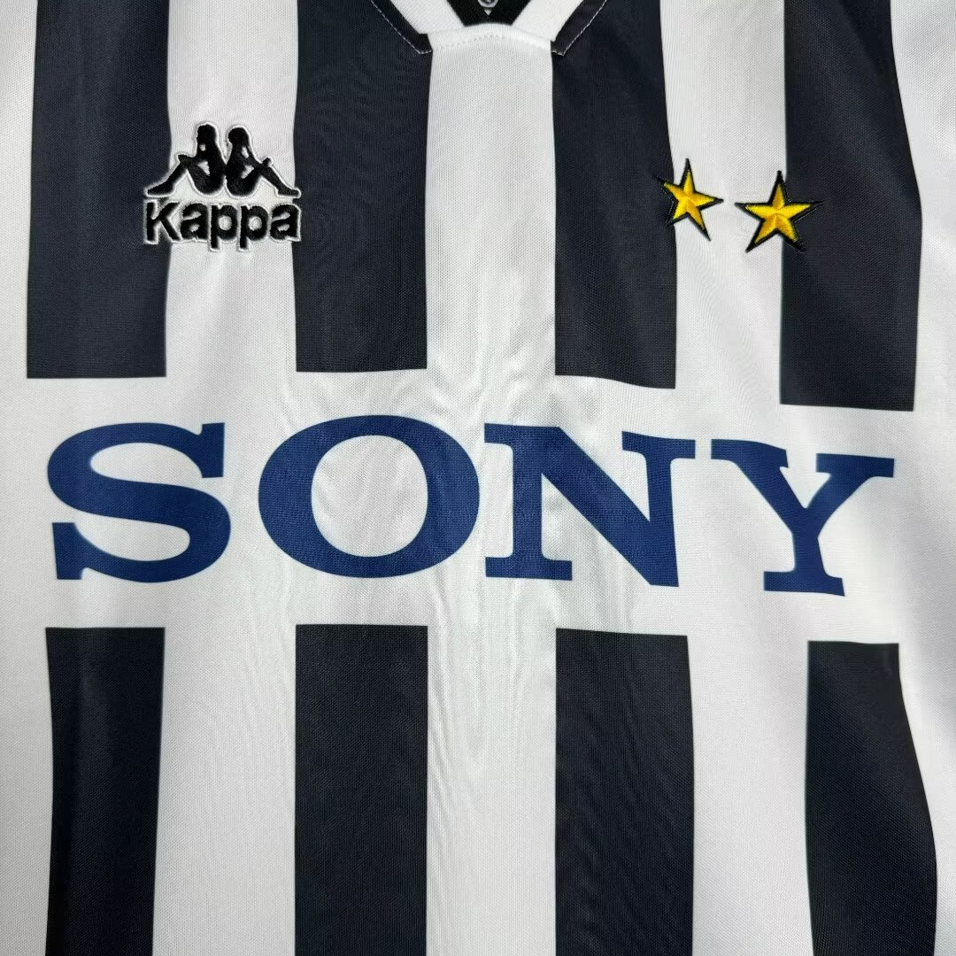 JerseysGala.com | Retro Juventus 1995-97 Home Stadium Jersey -Customize Name, Number and Patch | Worldwide Shipping