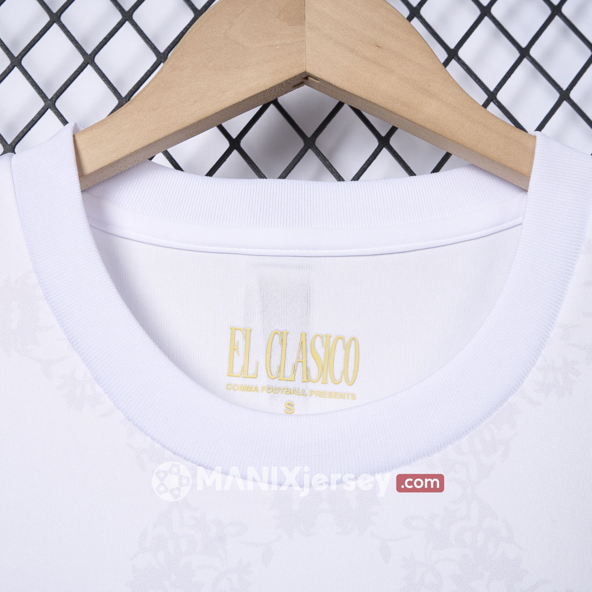 ManixJersey.com | Real Madrid 2024-25 COMMA Gareth Bale Jersey - Fans Version -Customize Name, Number and Patch | Worldwide Shipping