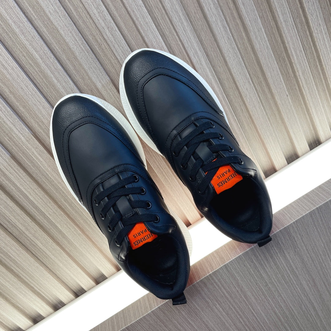 GIGA SNEAKER GLOSSY BLACK CALFSKIN、mysite、Cacoeks