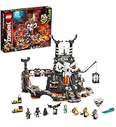 LEGO NINJAGO Skull Sorcerer’s Dungeons 71722 Dungeon Playset Building Toy for Kids Featuring Buil...