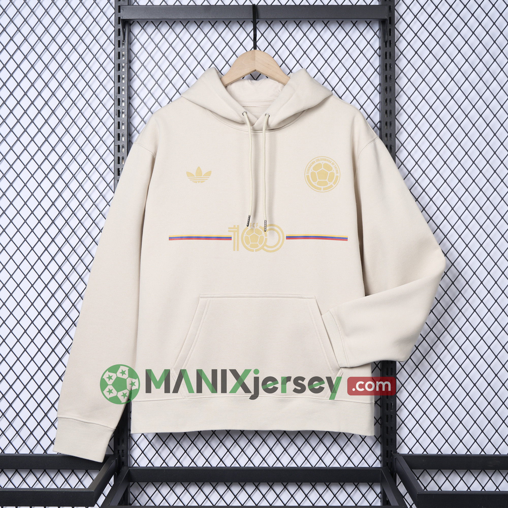 ManixJersey.com | Colombia 2024 100th Anniversary hoodies -Customize Name, Number and Patch | Worldwide Shipping