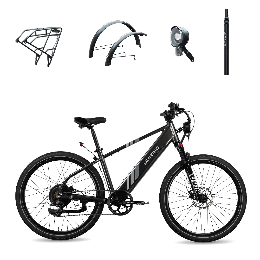 XPress 750 High-Step + FREE Rear Rack, Fenders, Elite Headlight, Suspension Seat Post ($336 Value)、mySite、bearsvspackers