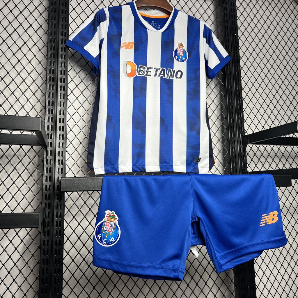 ManixJersey.com | Porto 24-25 Home Stadium Kids Kit -Customize Name, Number and Patch | Worldwide Shipping