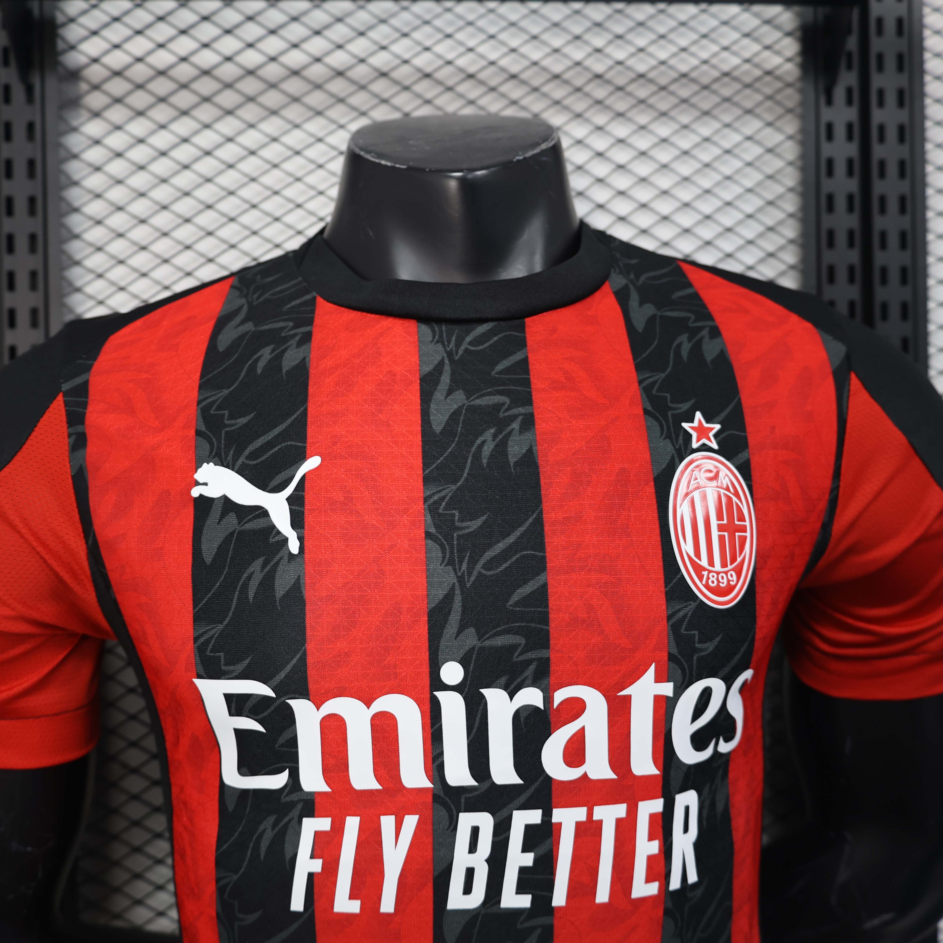 2025/2026 Player Version AC Milan Home Soccer Jersey 1:1 Thai Quality:football jersey mysite: unitedjerseyfootball 邓江浪:football