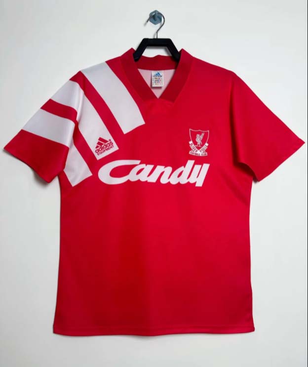 1991/1992 Retro Liverpool Home Football Shirt 1:1 Thai Quality:football jersey mysite: unitedjerseyfootball 邓江浪:football