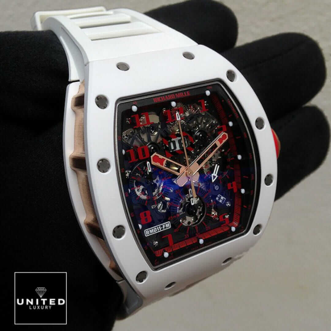 Richard Mille RM 011 White Demon Chronograph Ultimate Clone Quality Yeni Proje 17