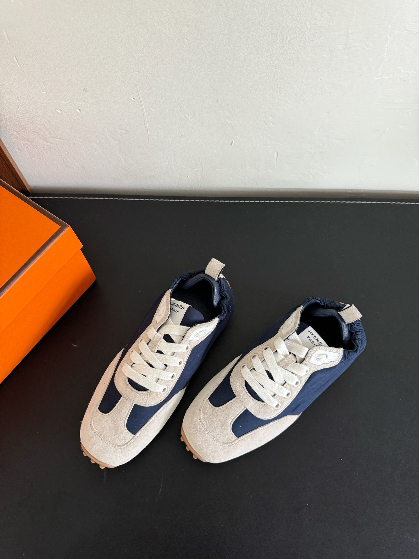 SKATEBOARD SHOES LIGHT GRAY MIX NAVY SUEDE、mysite、Cacoeks