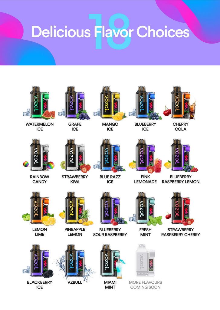 Vozol Vista Plug 10k Vape | 18 Flavours