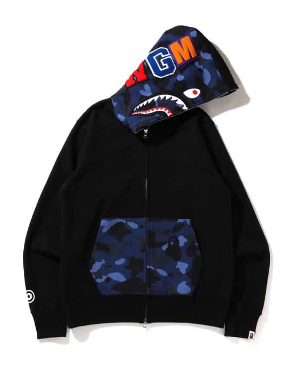 BAPE Color Camo Shark Full Zip Hoodie、mysite、Cacoeks