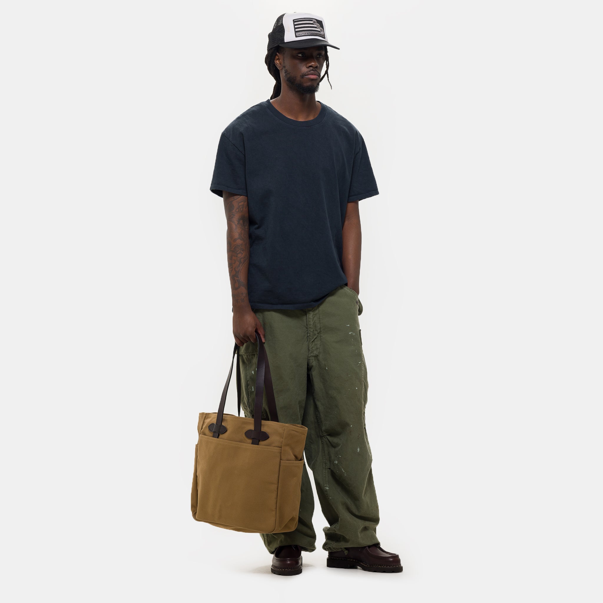 Oversized T-Shirt in Faded Black