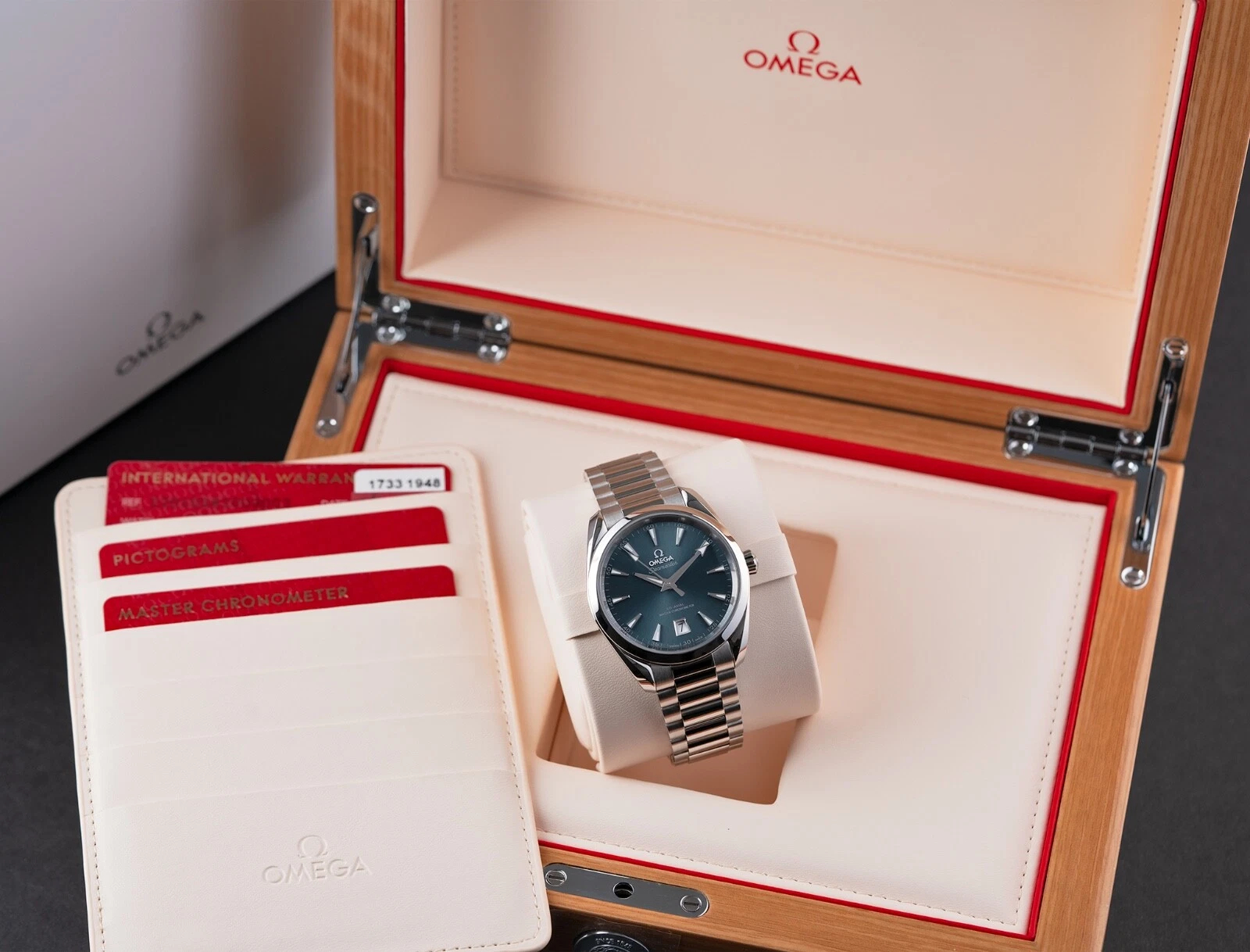 Omega Seamaster Ref. 220.10.38.20.03.003 Super Clone Watch – Blue Dial Stainless Steel Bracelet Fake Replica