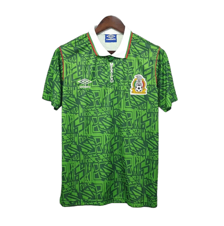 1994 Retro Mexico Home Soccer Jersey-mysite Custom Football Kit- Nextkits