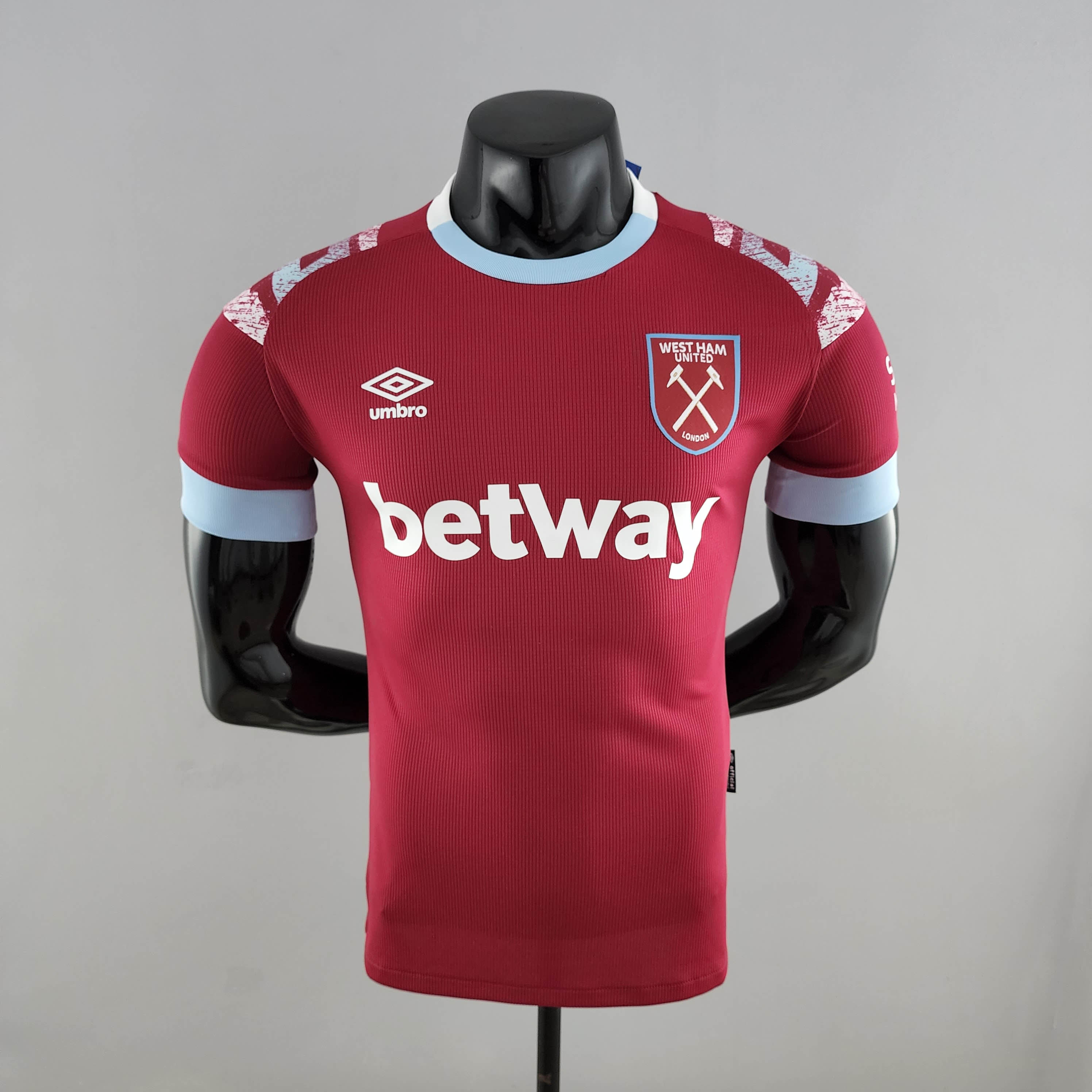 2022/2023 Player Version West Ham United Home Football Shirt 1:1 Thai Quality:football jersey mysite: unitedjerseyfootball 邓江浪:football