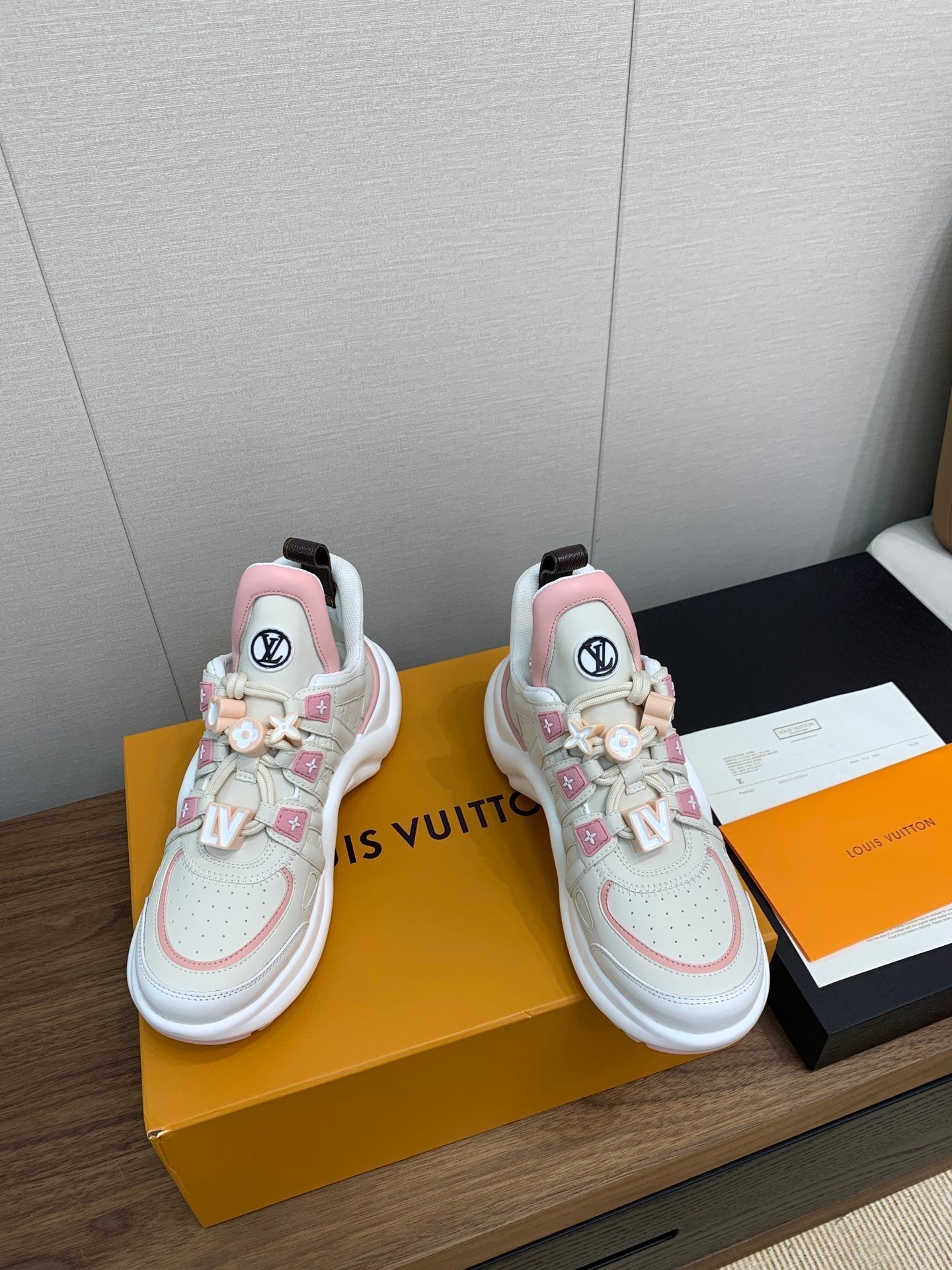 LV ARCHLIGHT SNEAKER BEIGE MIX LIGHT PINK、mysite、Cacoeks