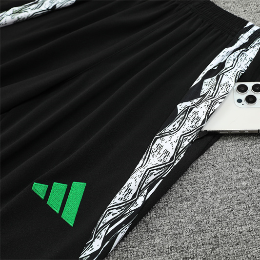 ManixJersey.com | Arsenal 24-25 Long Sleeve Training Set - Black -Customize Name, Number and Patch | Worldwide Shipping