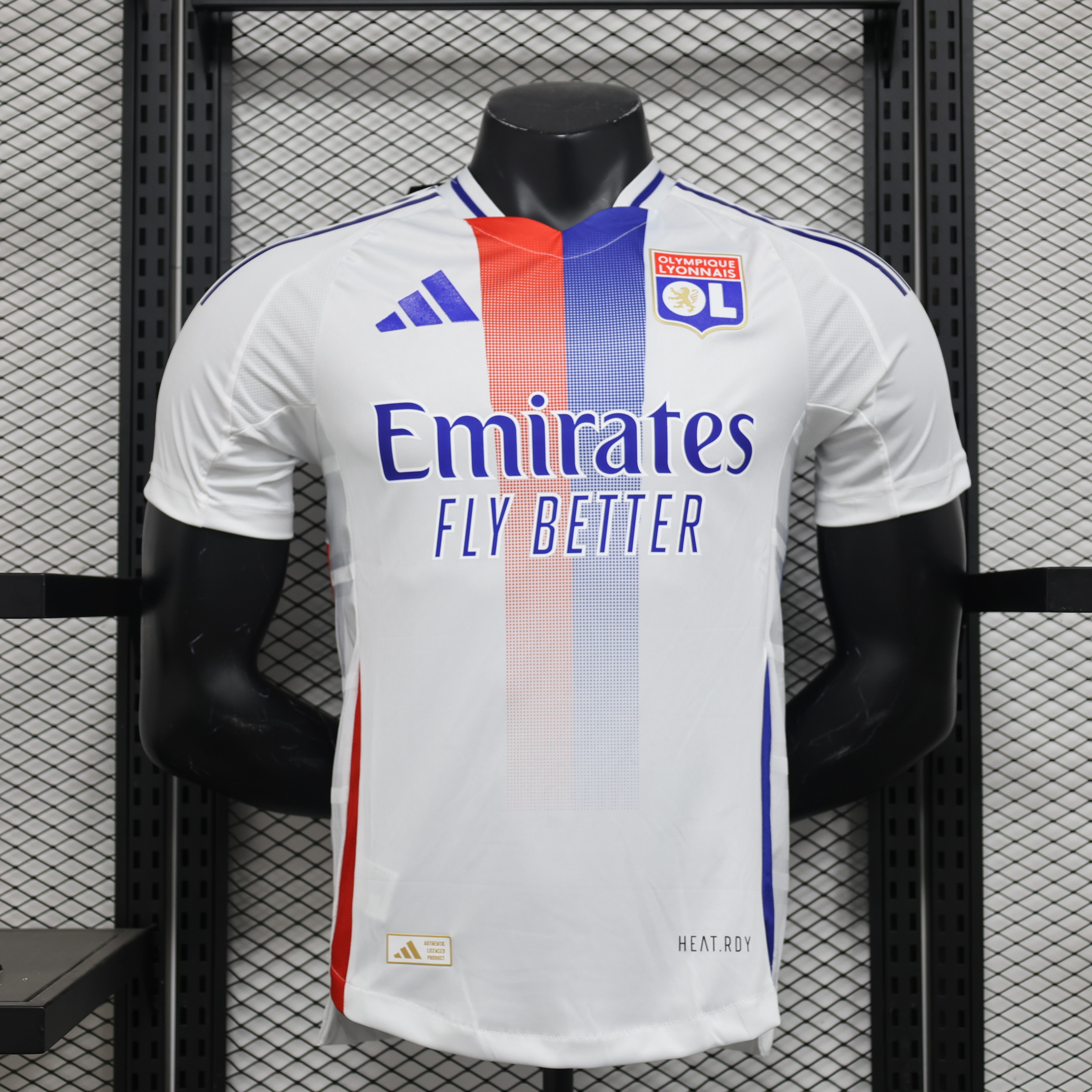 Higojerseys-Olympique Lyonnais Lyon 24-25 Home Stadium Jersey - Player Version