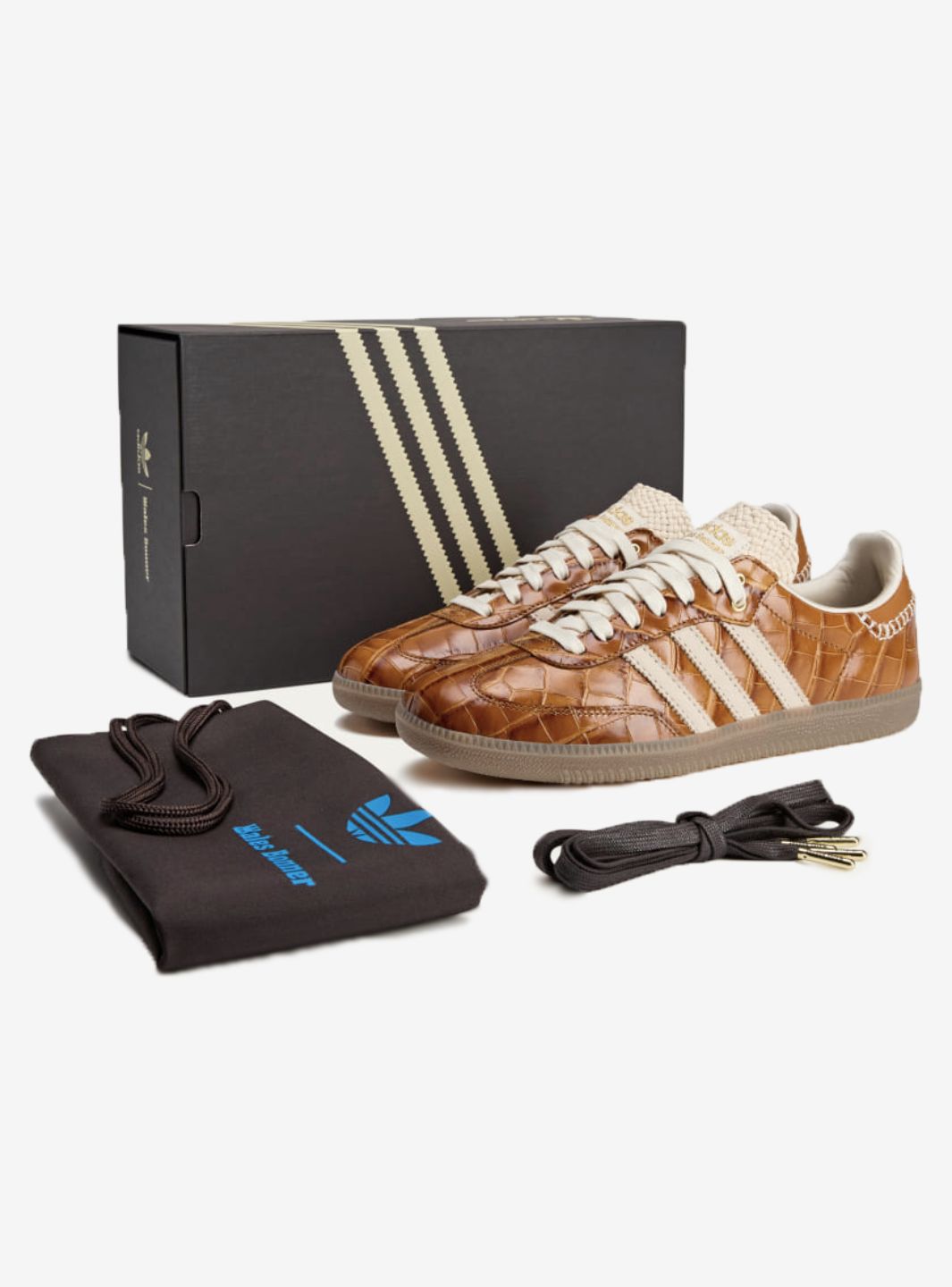 Adidas Samba Wales Bonner Brown Croc、mysite、Cacoeks