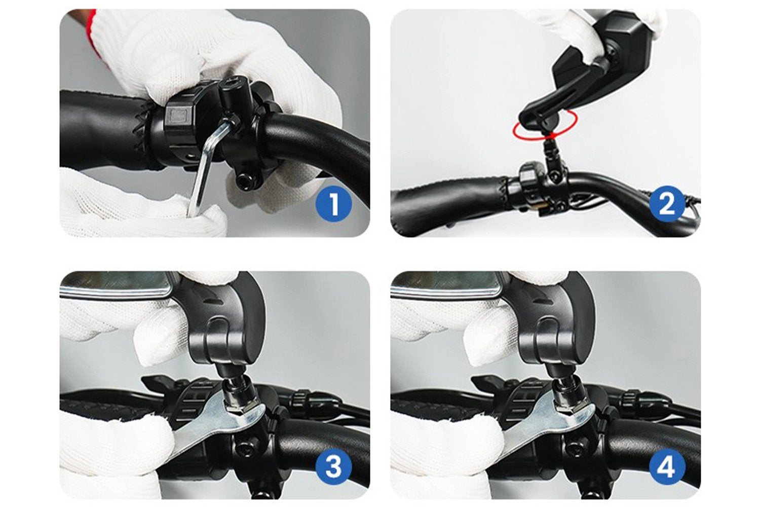 Magicycle HD Blast-Resistant E-Bike Mirrors、mySite、bearsvspackers