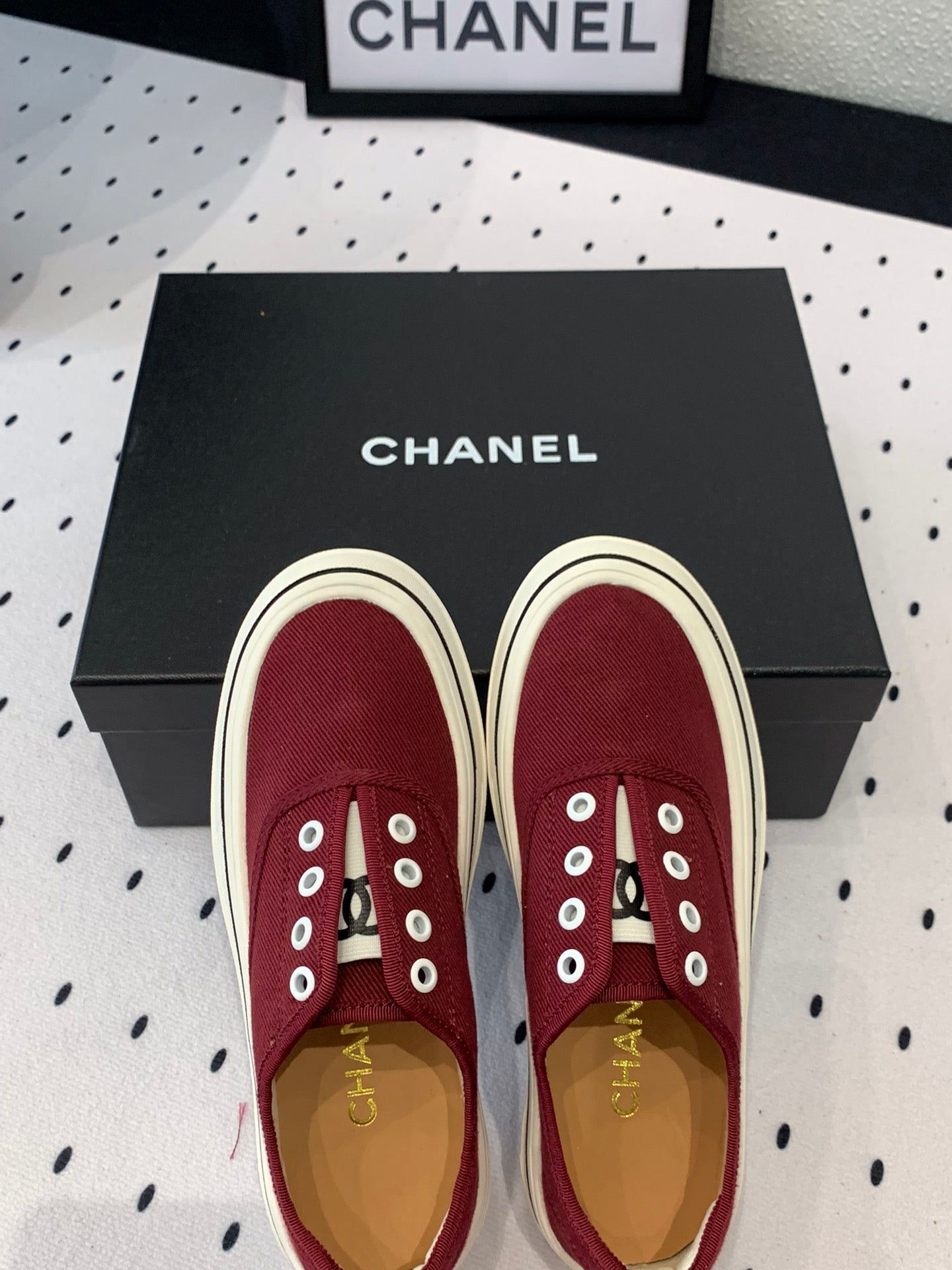 LACELESS SNEAKERS PLATFORM IN ROSEWOOD CANVAS、mysite、Cacoeks