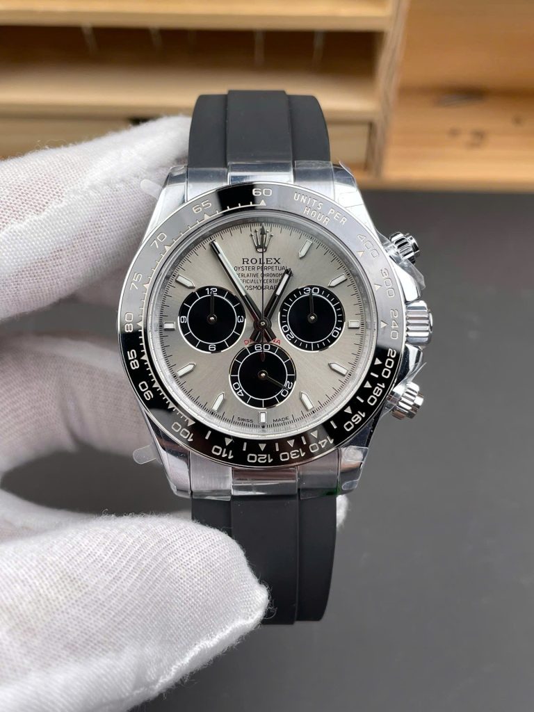 Đồng Hồ Rolex Daytona 126519LN Chế Tác Mặt Xám Máy Cơ Thụy Sỹ Nhà Máy QF 40mm (2)