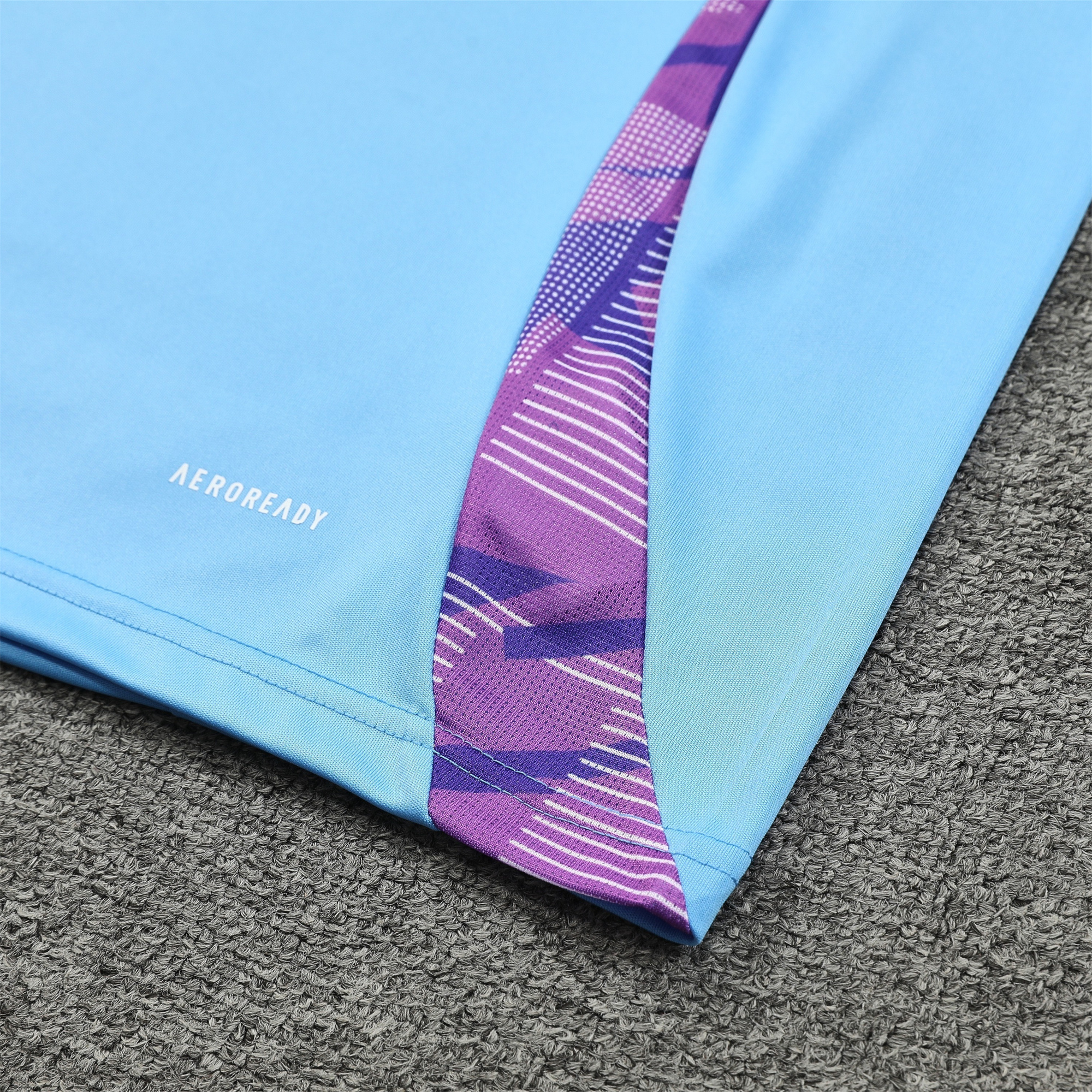 ManixJersey.com | Argentina 24-25 Short-Sleeve Training Set - Blue Top & Deep Blue Shorts -Customize Name, Number and Patch | Worldwide Shipping