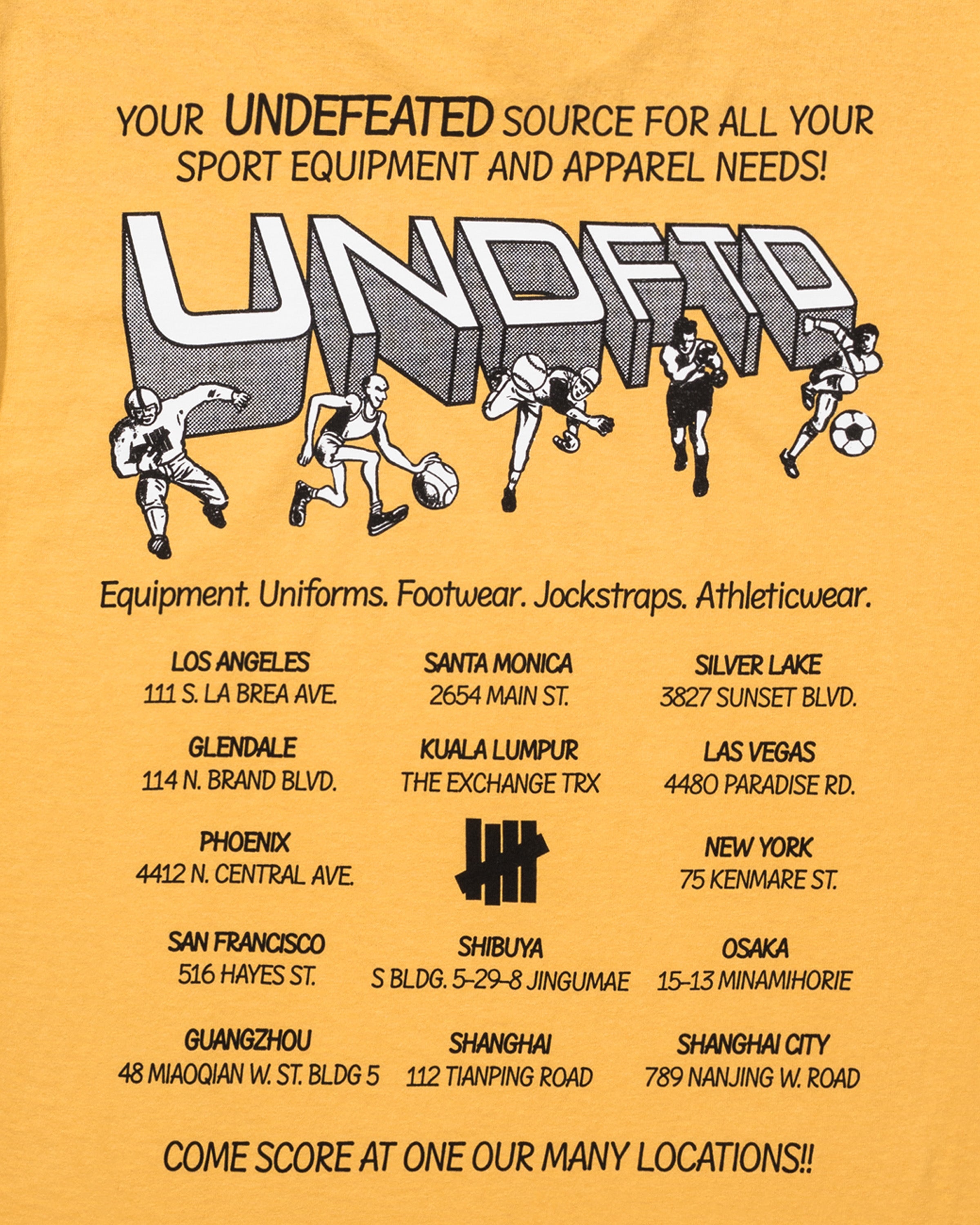 UNDEFEATED TEAM STORE S/S TEE